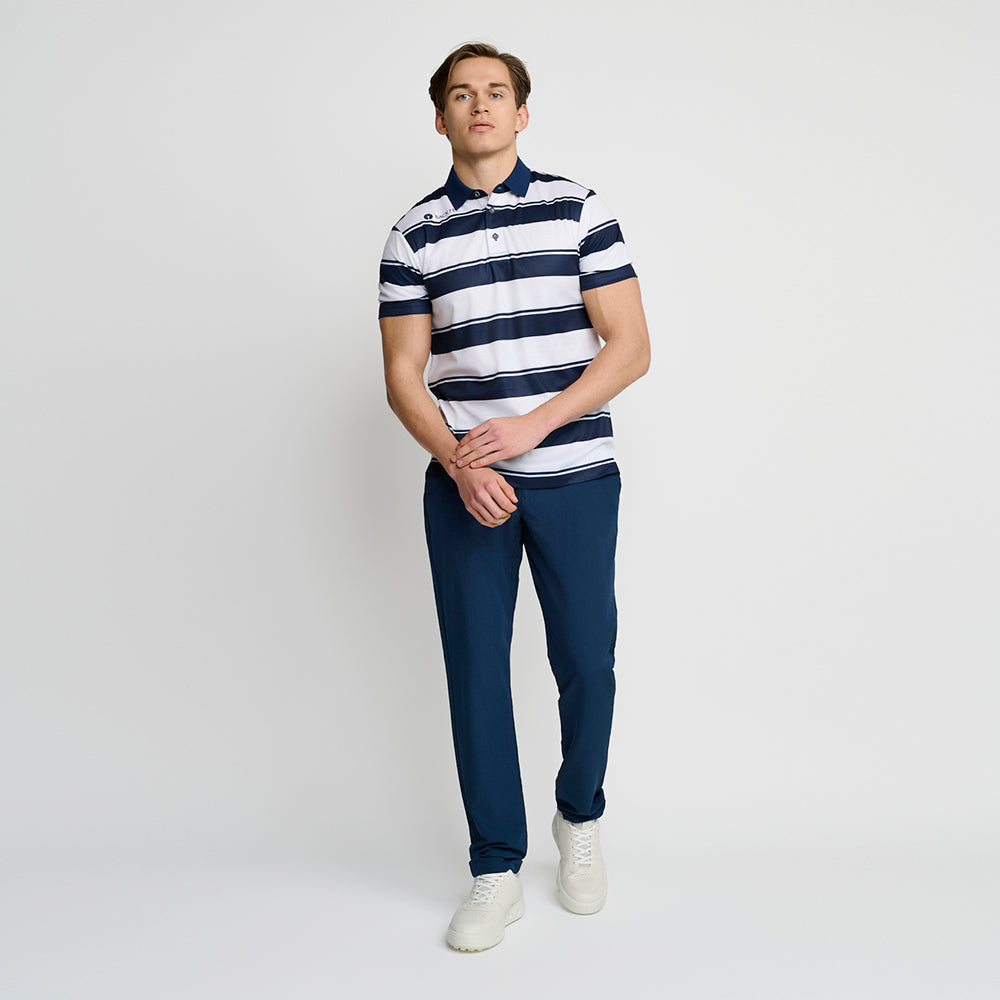 Herre Horisontal Polo, Marineblå
