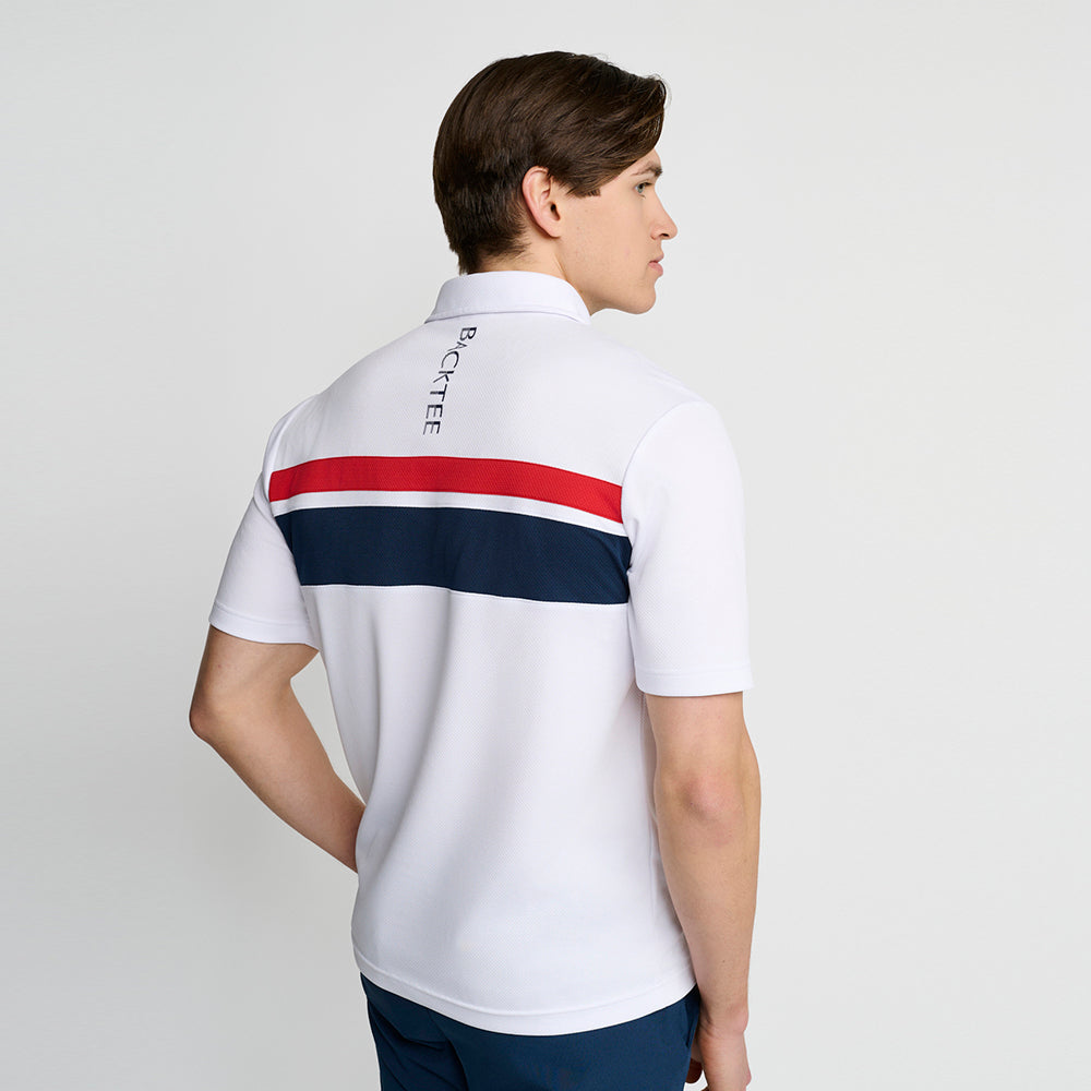 Herre Trophy Polo, Hvid