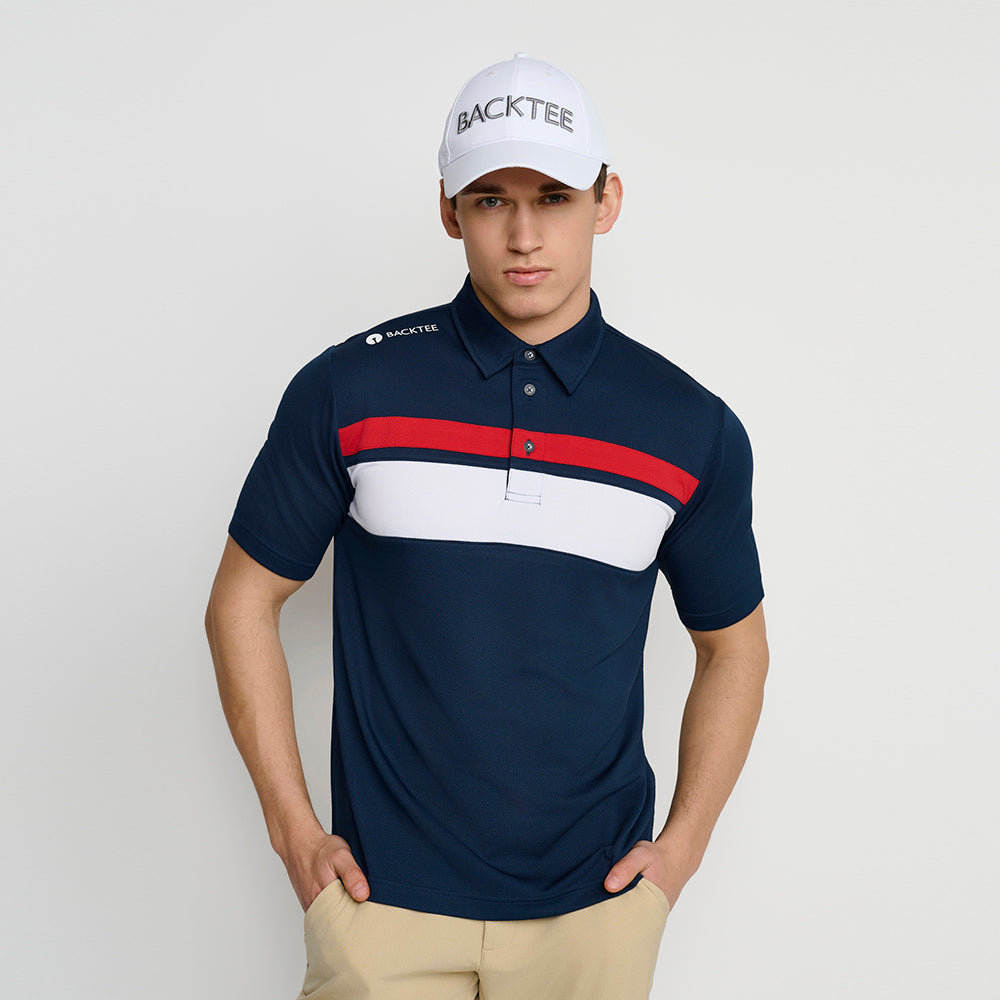 Herre Trophy Polo, Marineblå