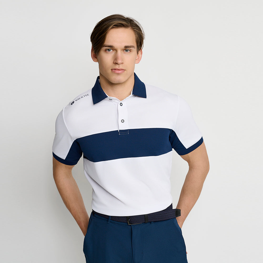 Herre Focus Polo, Hvid