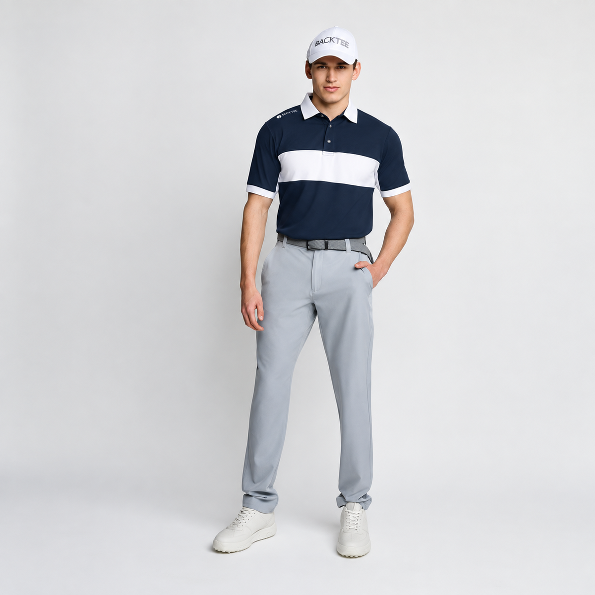 Herre Focus Polo, Navy