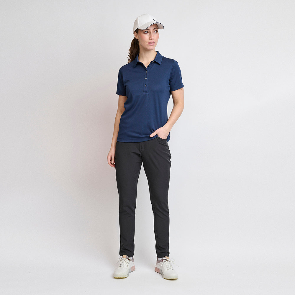 Dame Performance Polo, Marineblå