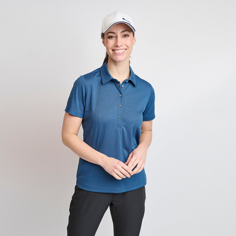 Dame Performance Polo, Ensign Blue