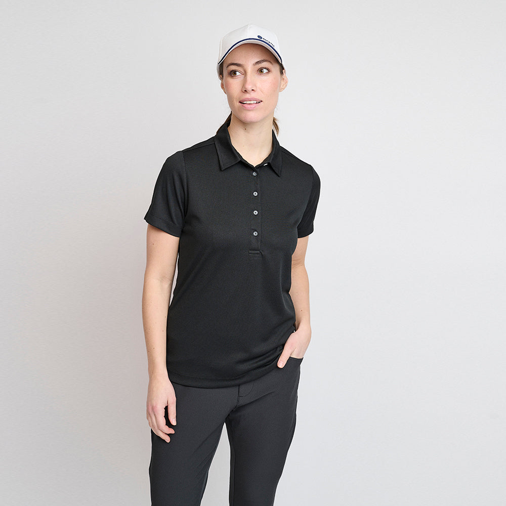 Dame Performance Polo, Sort