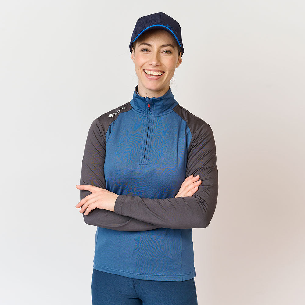 Dame Zipneck Baselayer, Ensign Blue