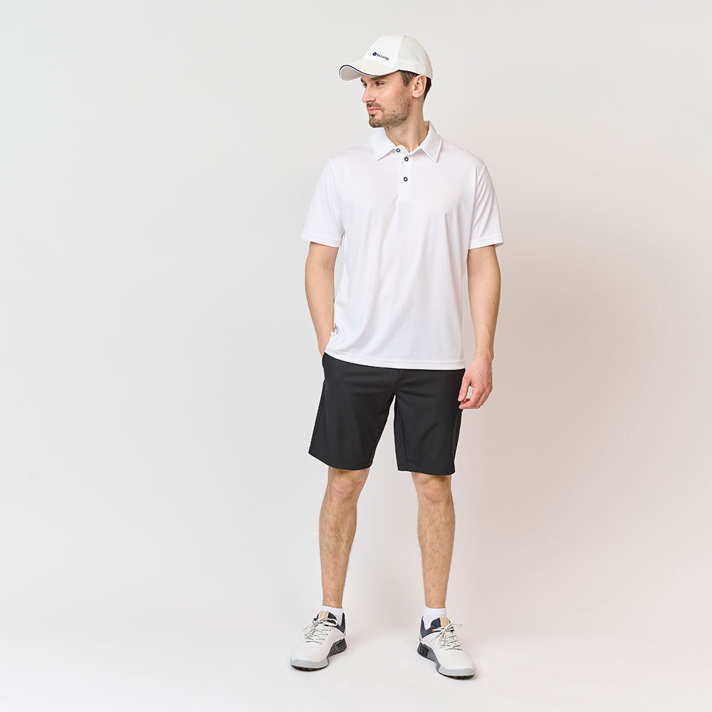 Herre Performance Polo, Hvid