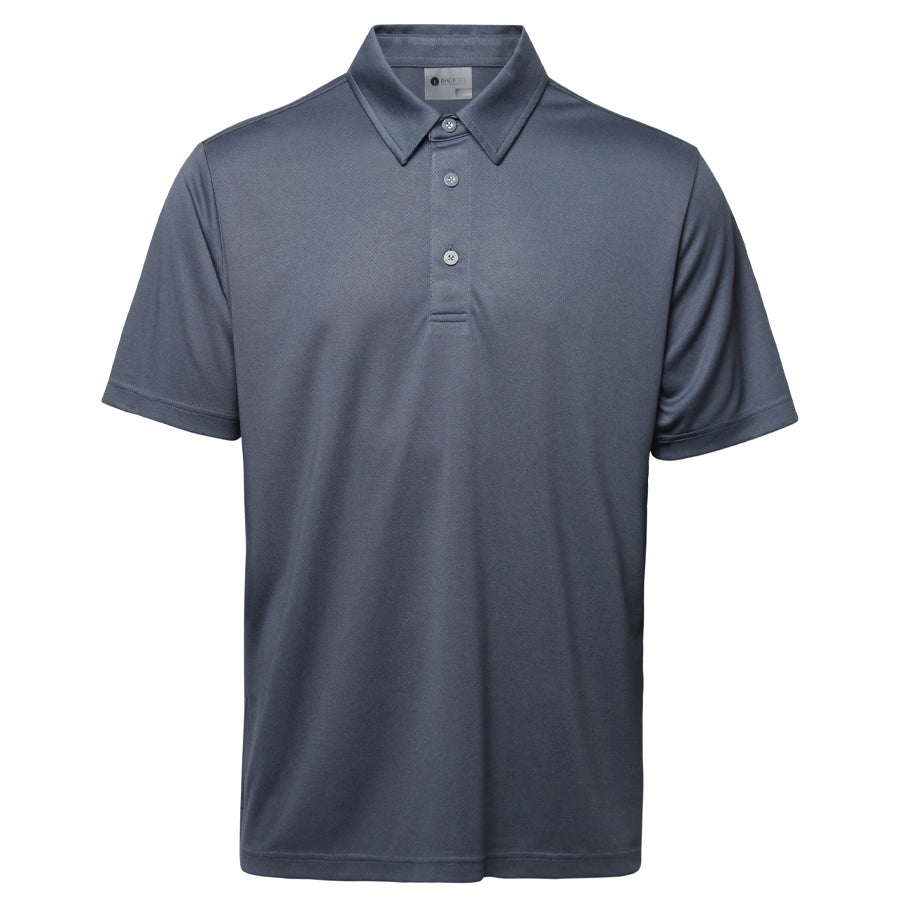 Herre Performance Polo, Ombre Blue