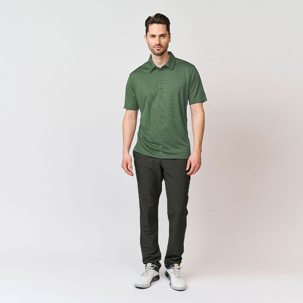 Herre Performance Polo, Bistro Green