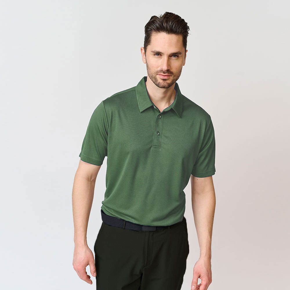 Herre Performance Polo, Bistro Green