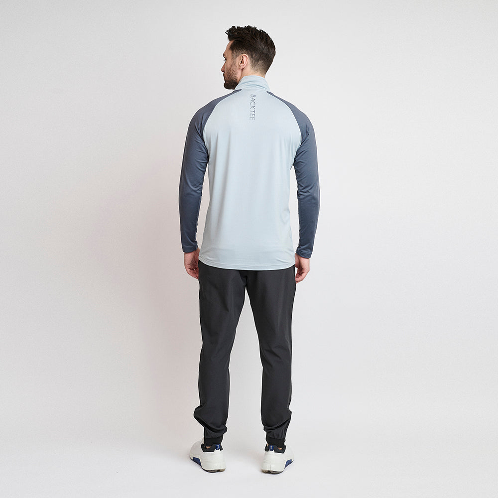 Herre Zipneck Baselayer, Ombre Blue